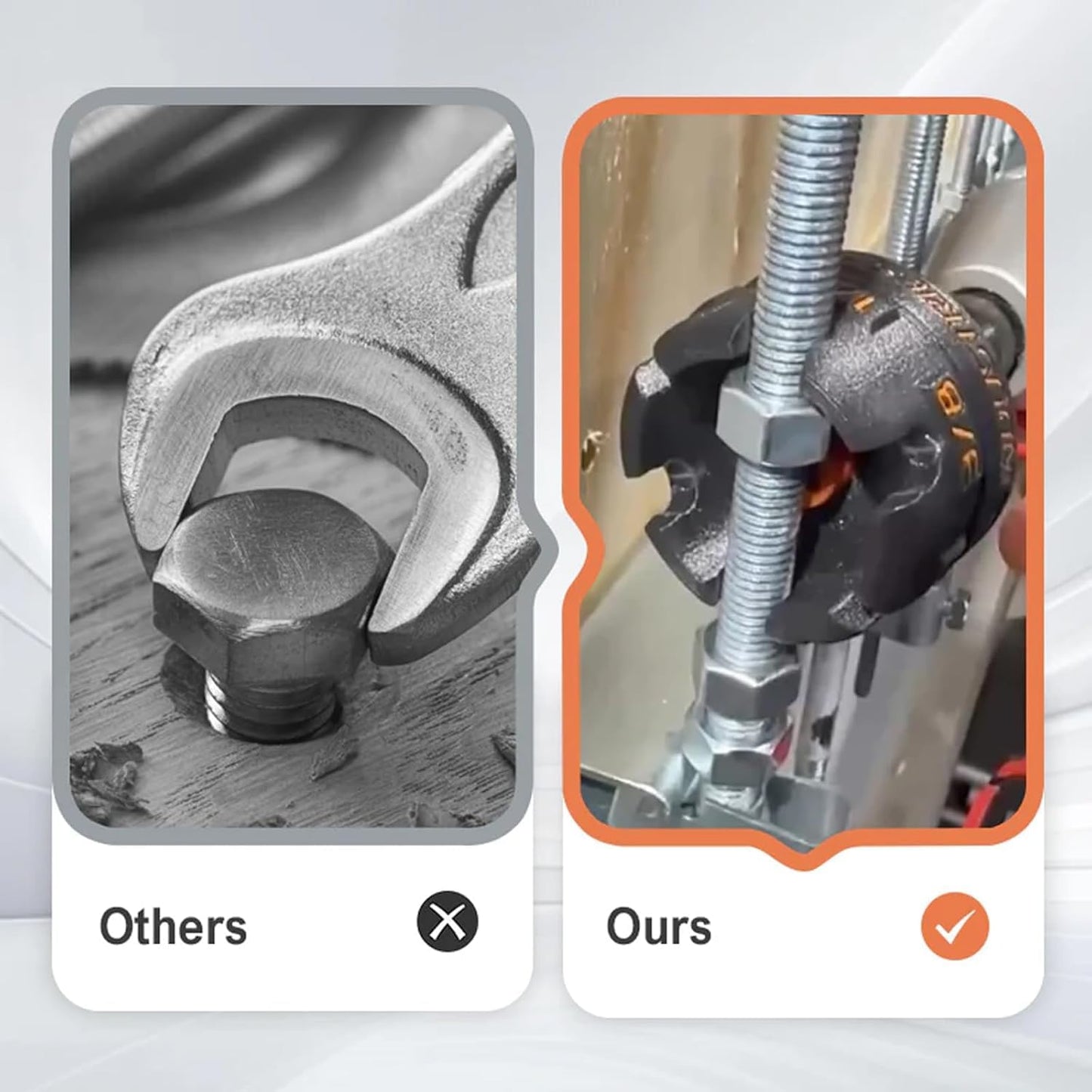 Nut Rotating Drill Attachment – Hex Shank Nut Driver Extractor