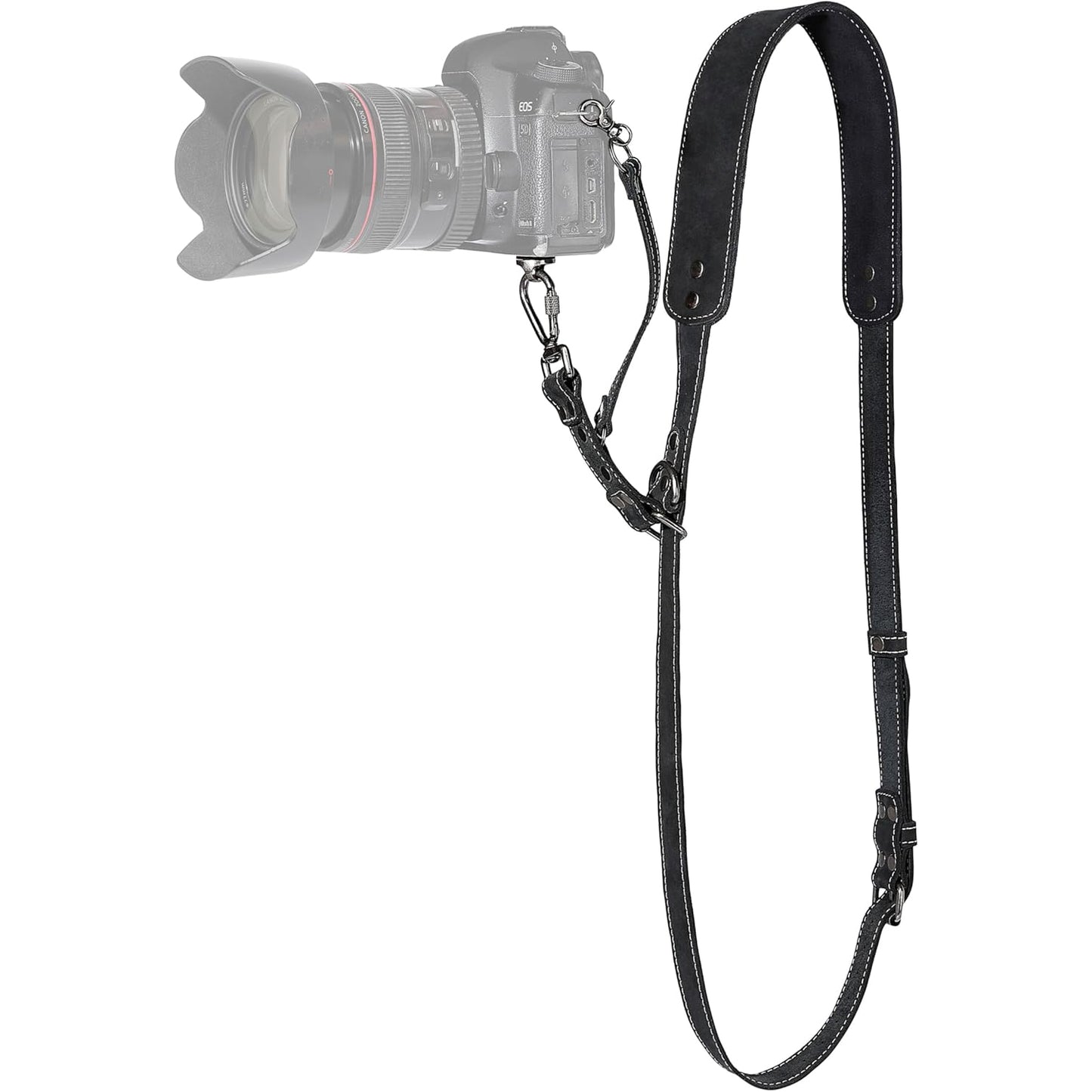 Black Matte Single Camera Strap