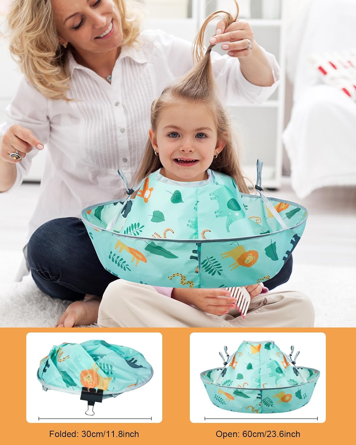 Children's haircut shawl umbrella