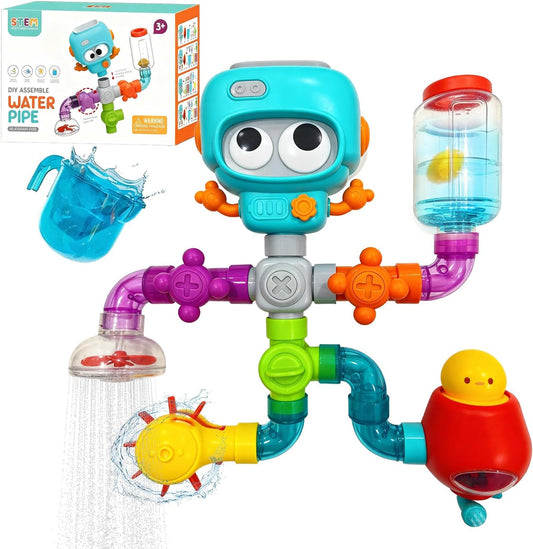 Waterworks Pipes Bath Toy for Toddlers (Ages 3–8)