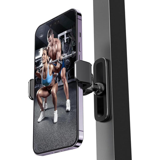 Magnetic Phone Mount | 360° Adjustable Fitness Phone Stand