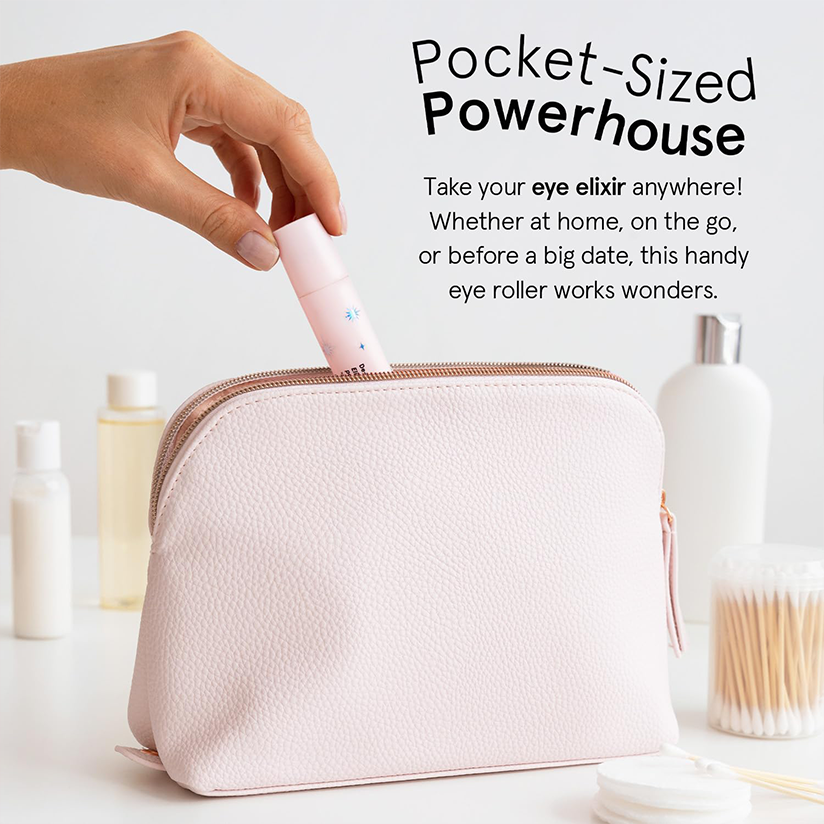 Eye brightening rollerball serum