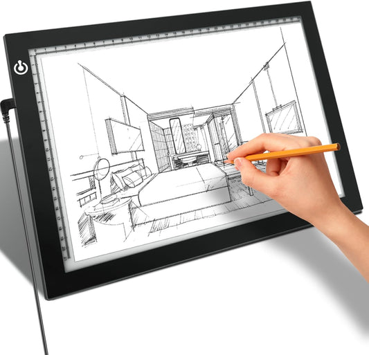 A4 Ultra-Thin Tracing Light Box — Adjustable Brightness USB-Powered LED Light Pad