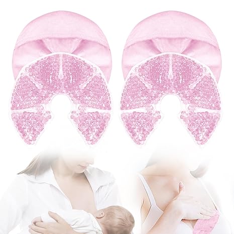 Breastfeeding Hot & Cold Gel Compress Pad – Reusable Nursing Relief Pack