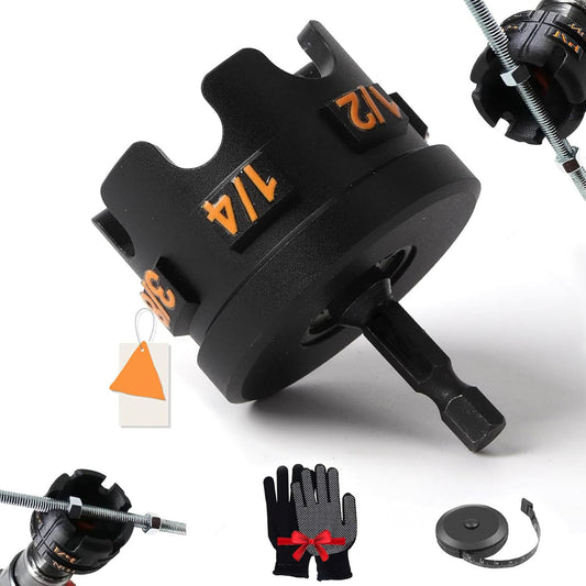 Nut Rotating Drill Attachment – Hex Shank Nut Driver Extractor