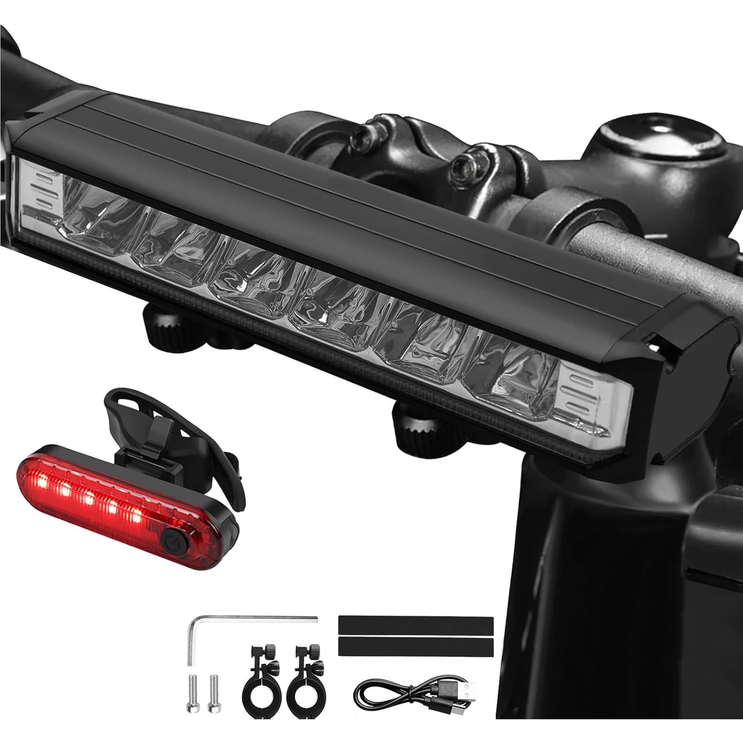 Night Riding Bicycle Light | 1000 Lumens High-Intensity USB Rechargeable Front Light
