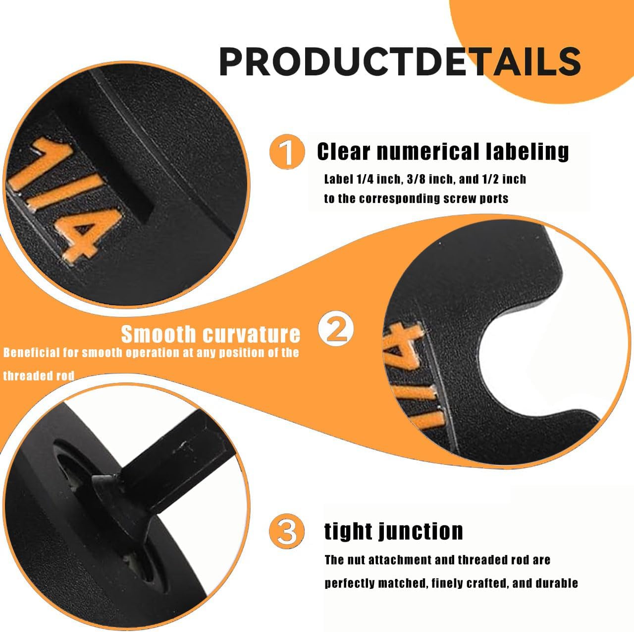 Nut Rotating Drill Attachment – Hex Shank Nut Driver Extractor
