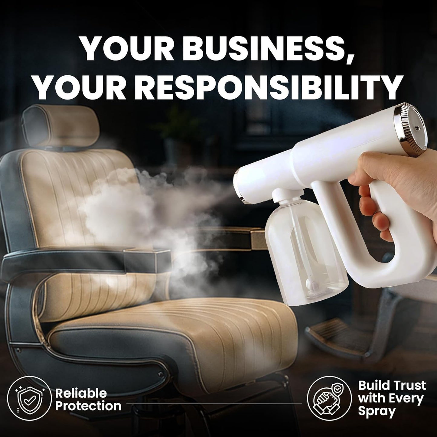 Disinfectant Fogger Machine – ULV Nano Sanitizer Sprayer, Rechargeable