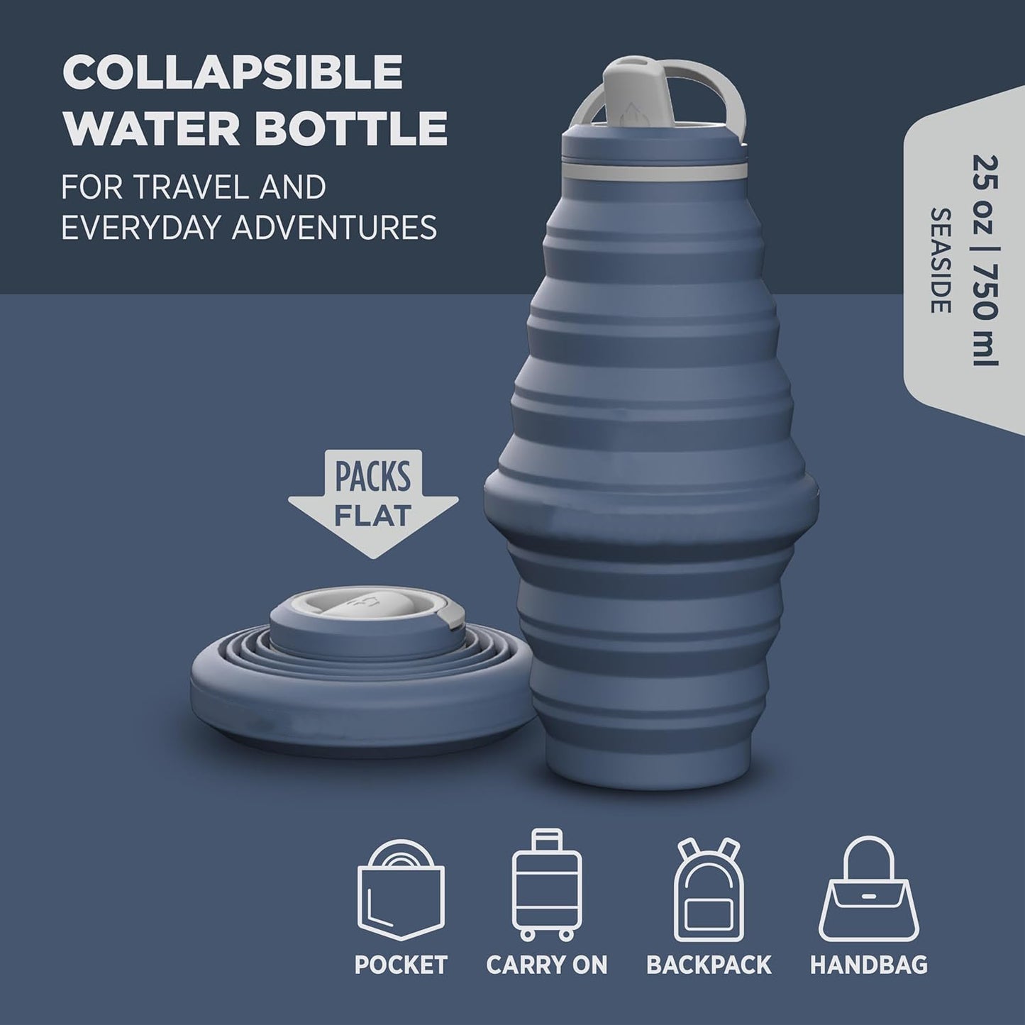 25oz Collapsible Water Bottle