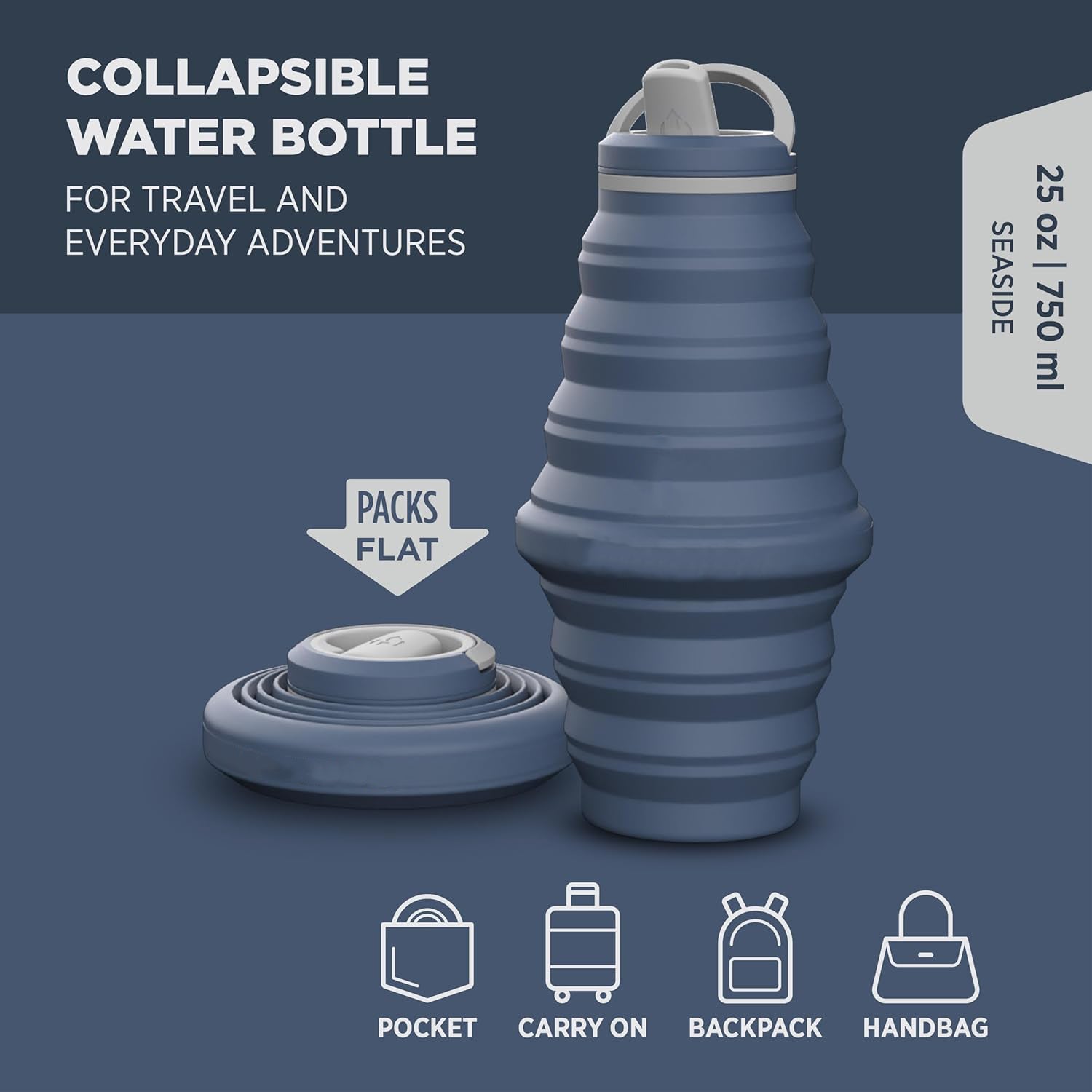 25oz Collapsible Water Bottle