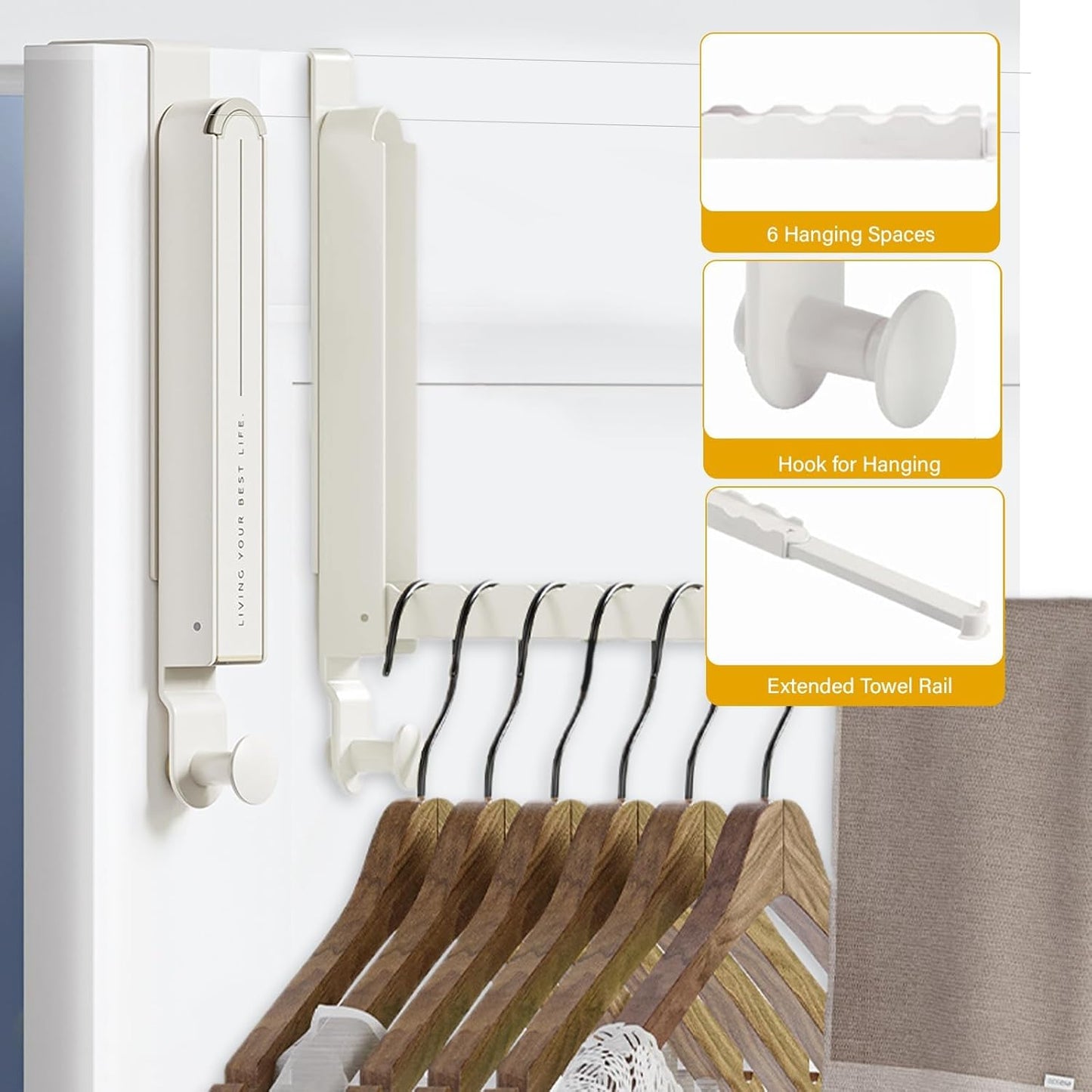 Set of Two Door Hooks