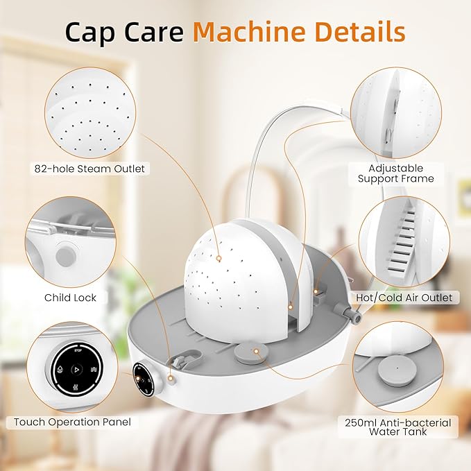 Hat shaper, automatic hat cleaner