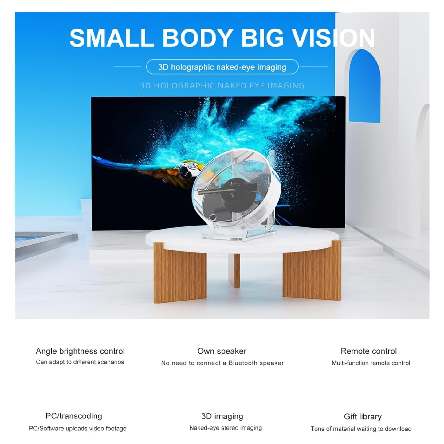 3D Holographic Video Converter