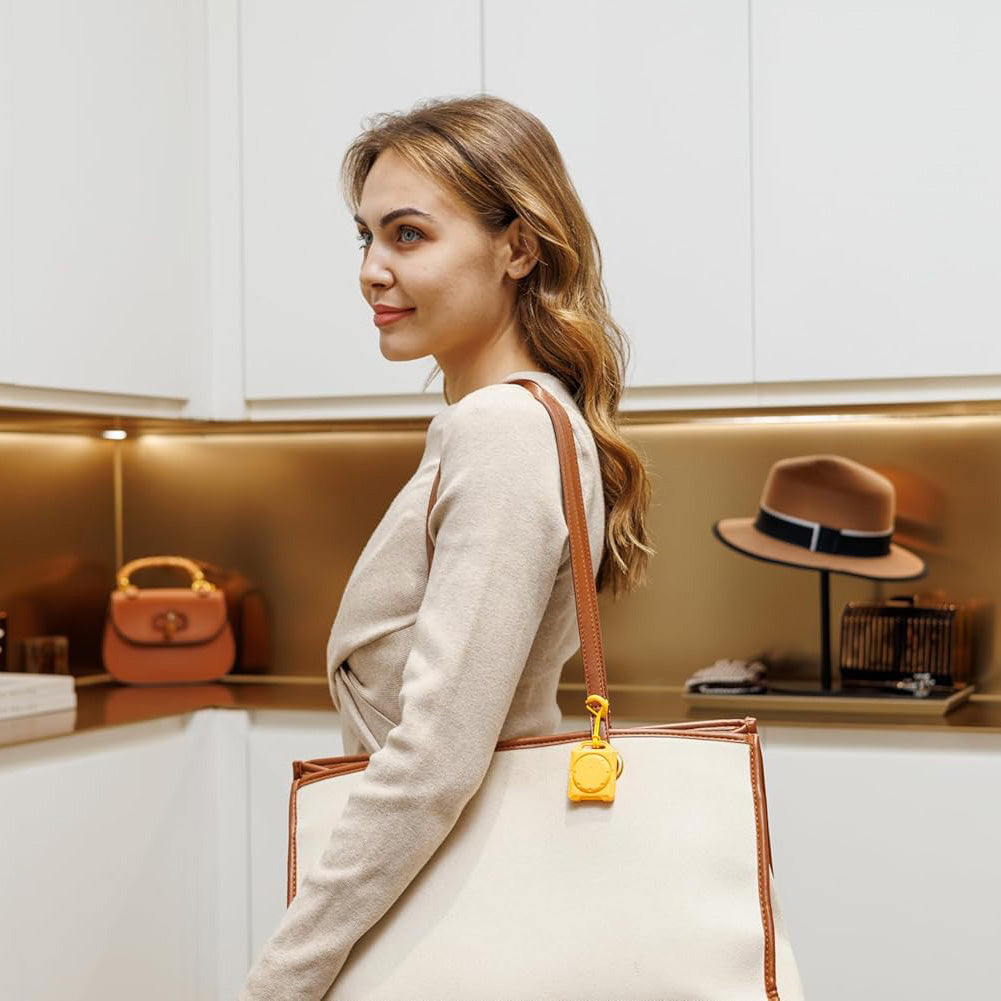 4-Pack Safety  Holder Case with Keychain, 3M Adhesive Mount and Strap, IPX8 Waterproof