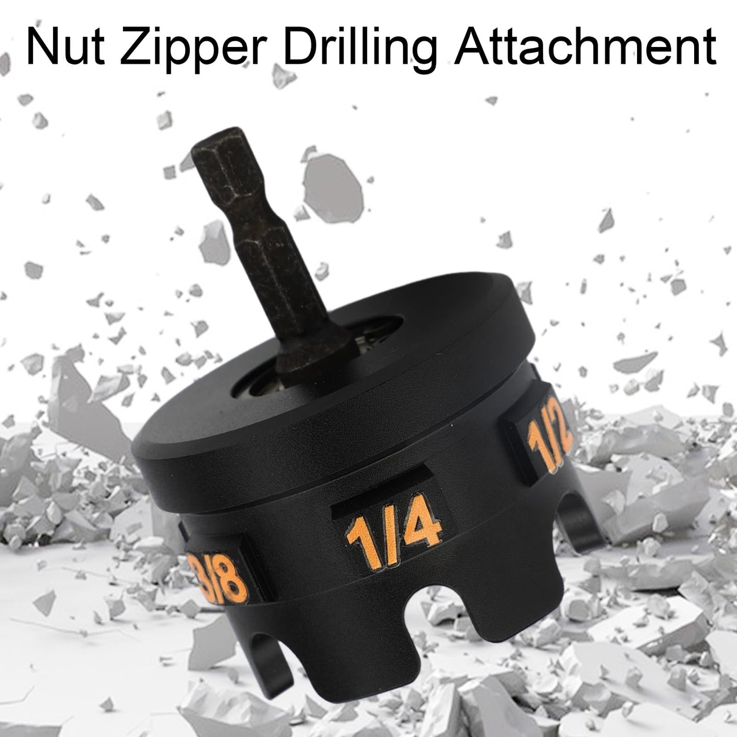 Nut Rotating Drill Attachment – Hex Shank Nut Driver Extractor