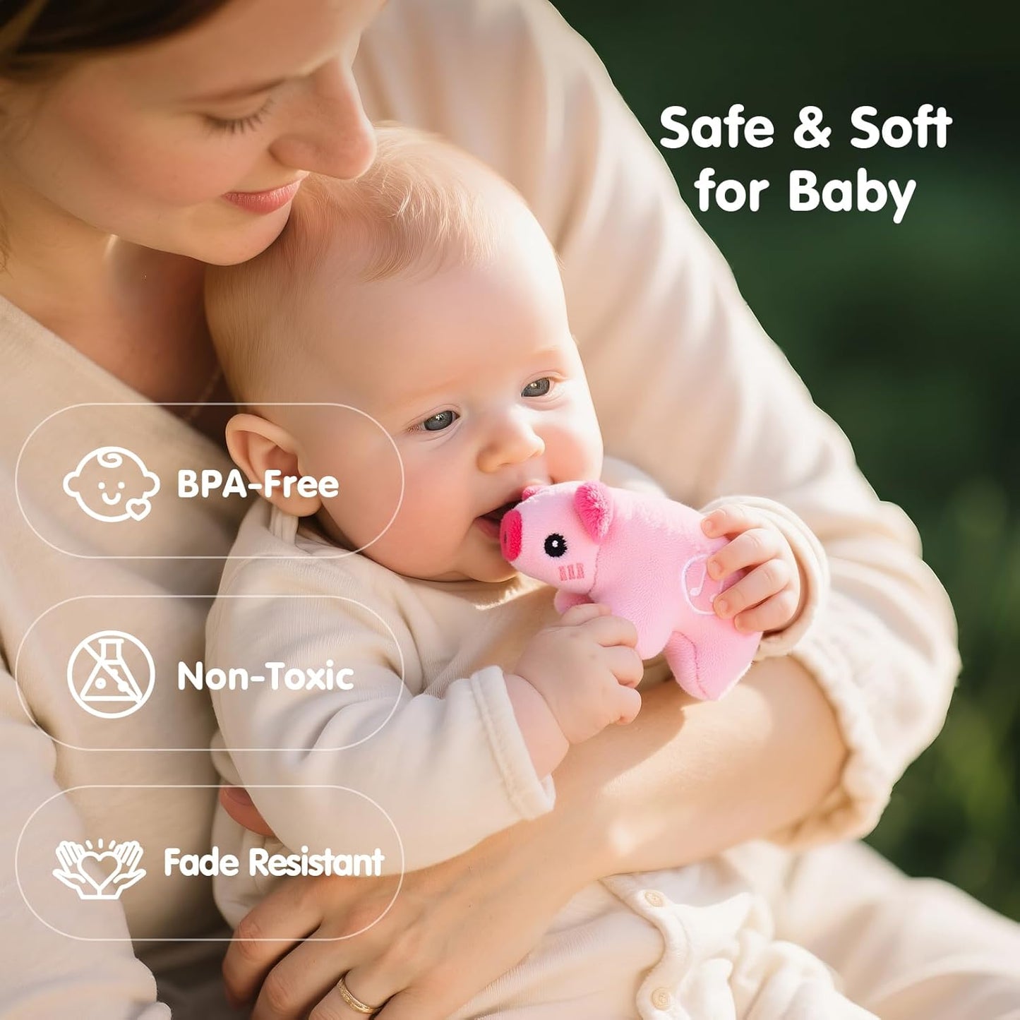 Surprise Barn - Sensory Toy for Babies 6-12 Months with Plush Farm Animals and Realistic Sounds