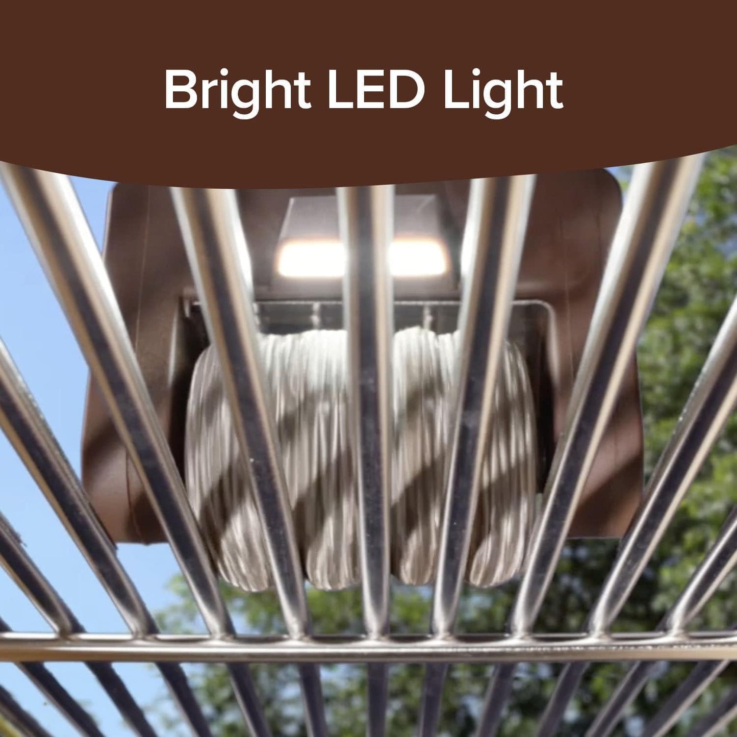 Rotating BBQ Brush with LED Light