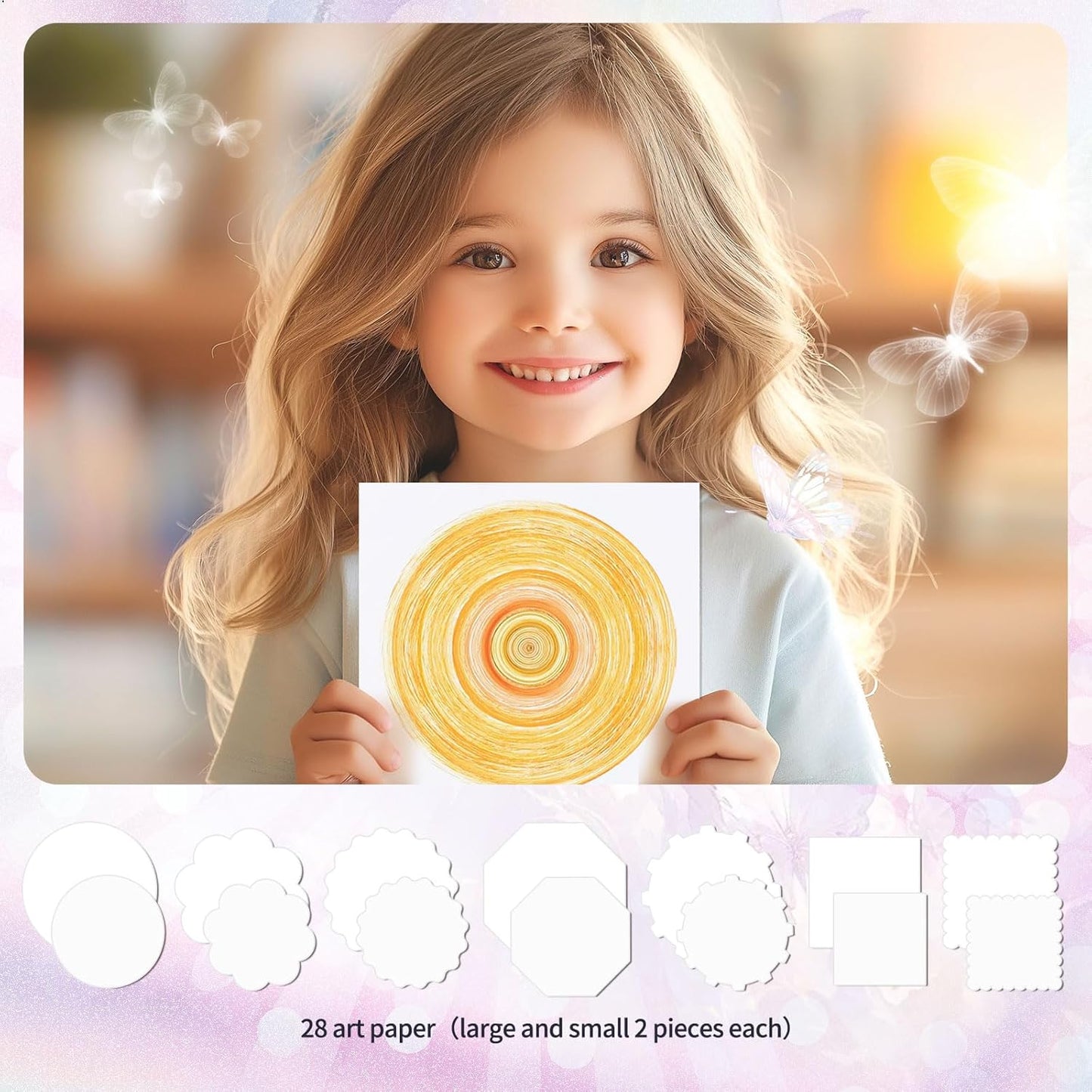 Paint Spin Art Machine Kit for Girls Boys, Arts Crafts for