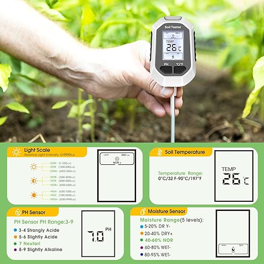4-in-1 Soil Moisture Meter