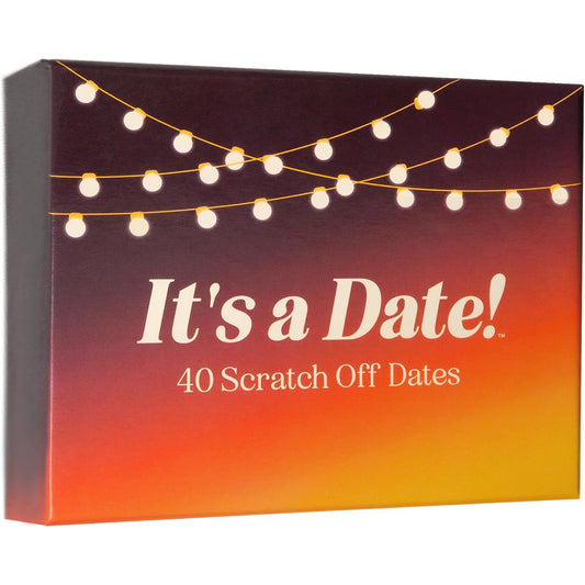 Date Night Game! 40 Fun & Romantic Scratch-off Date Ideas | Perfect Couple Gift