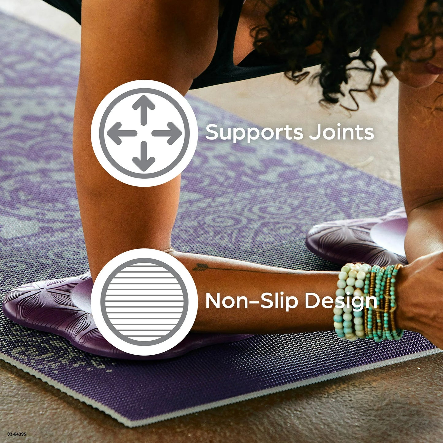 Yoga knee braces can protect your knees and elbows