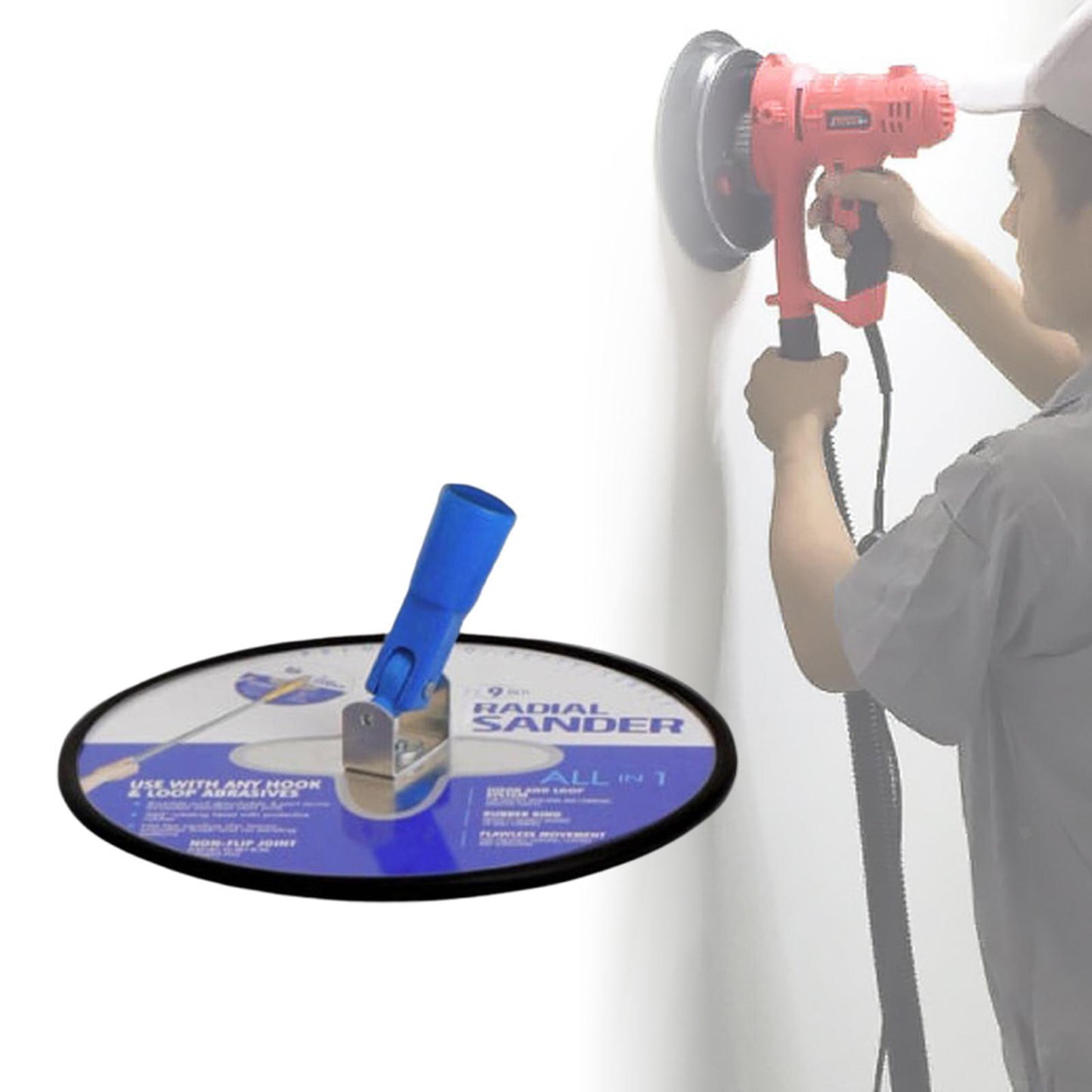 Drywall Pole Sander Round Handheld Professional Manual Hand Drywall Sander