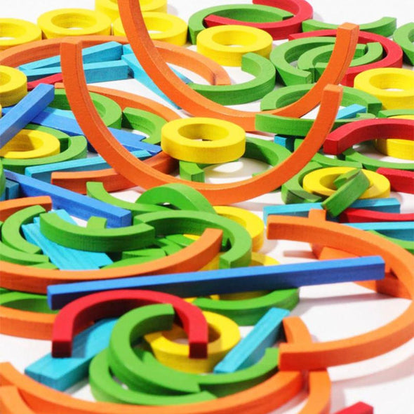 Stick & Rings Puzzle – Educational Learning Toy for Toddlers
