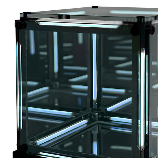 Mirror Night Light — 4D Acrylic Cube LED Bedside Infinity Lamp