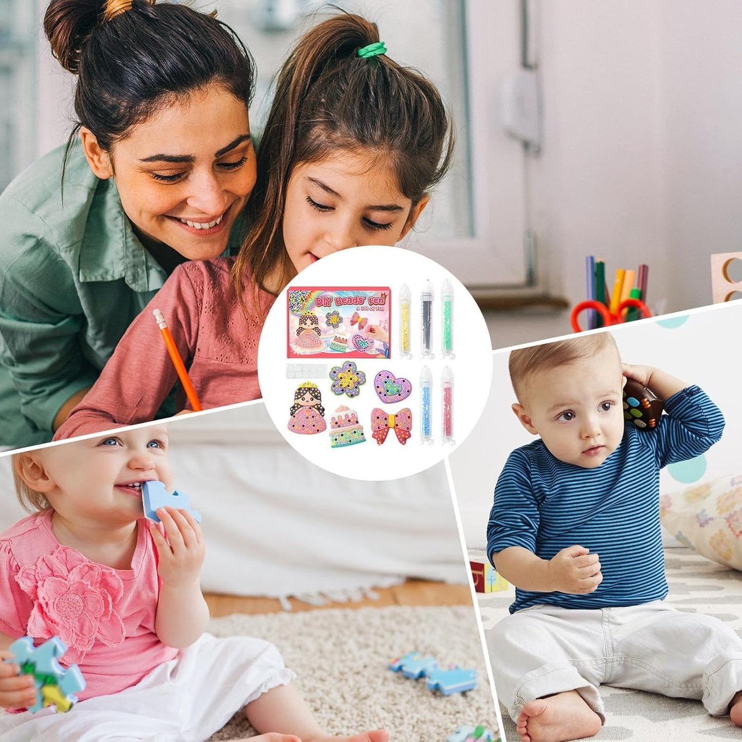 DIY Bead Painting - Bead Puzzle