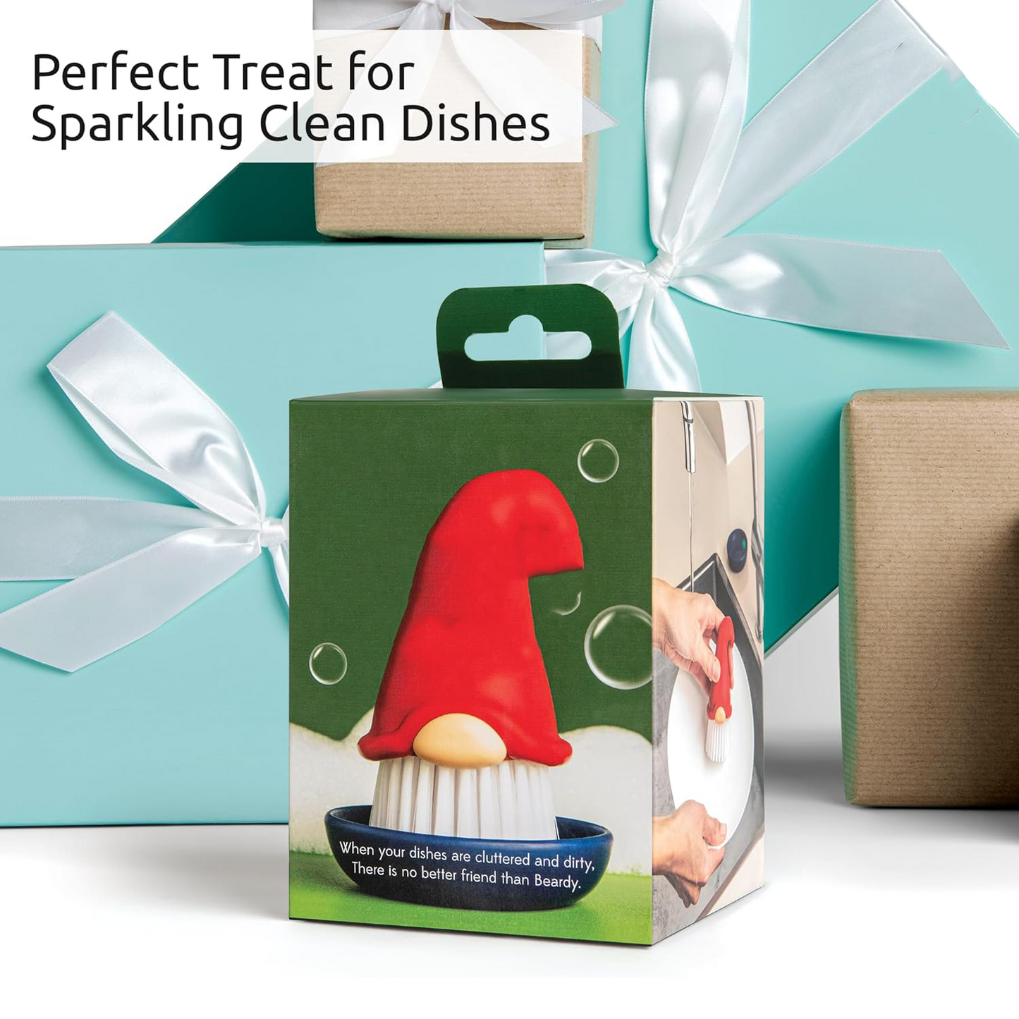 Bearded dwarf dish brush - Dish brush