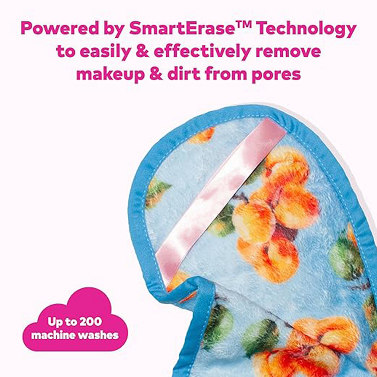 Makeup remover eraser, removes all makeup with just water