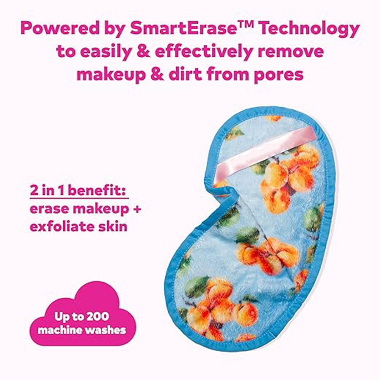 Makeup remover eraser, removes all makeup with just water