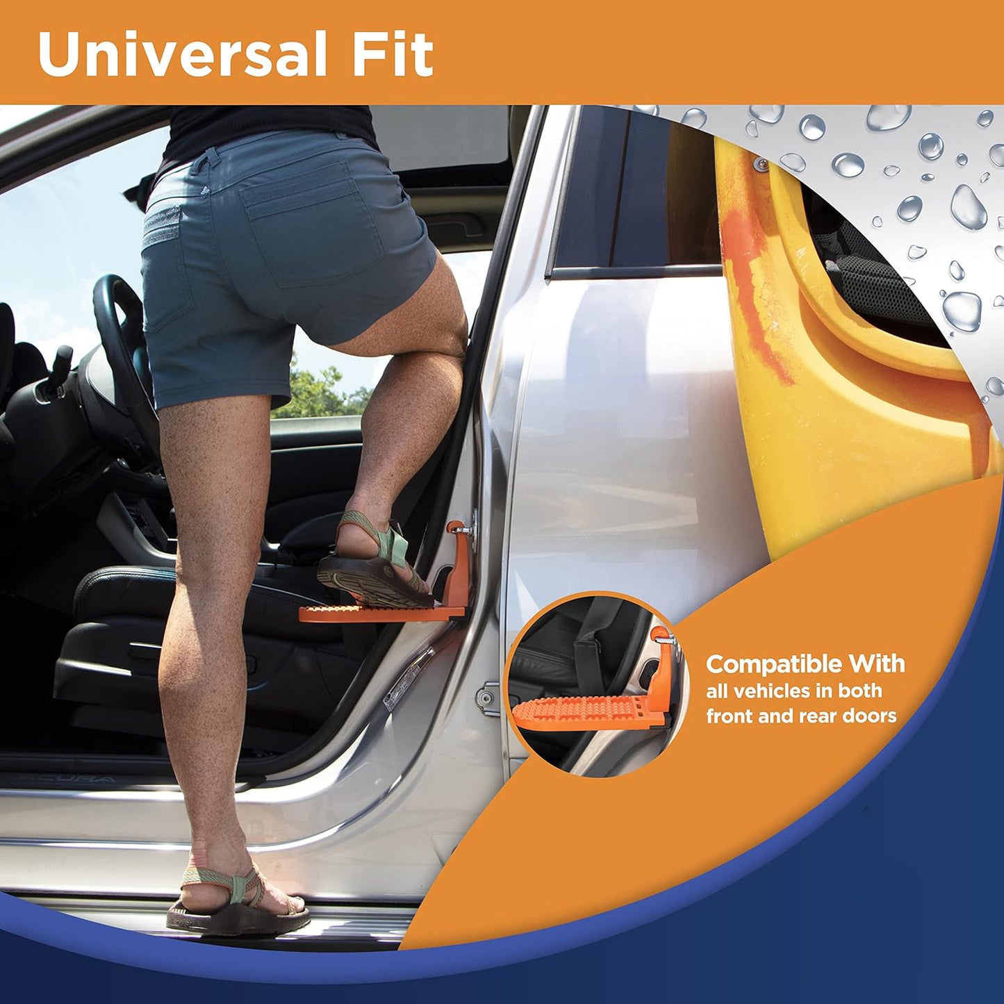 Extended Threshold | Double Foot Support for Easy Roof Access