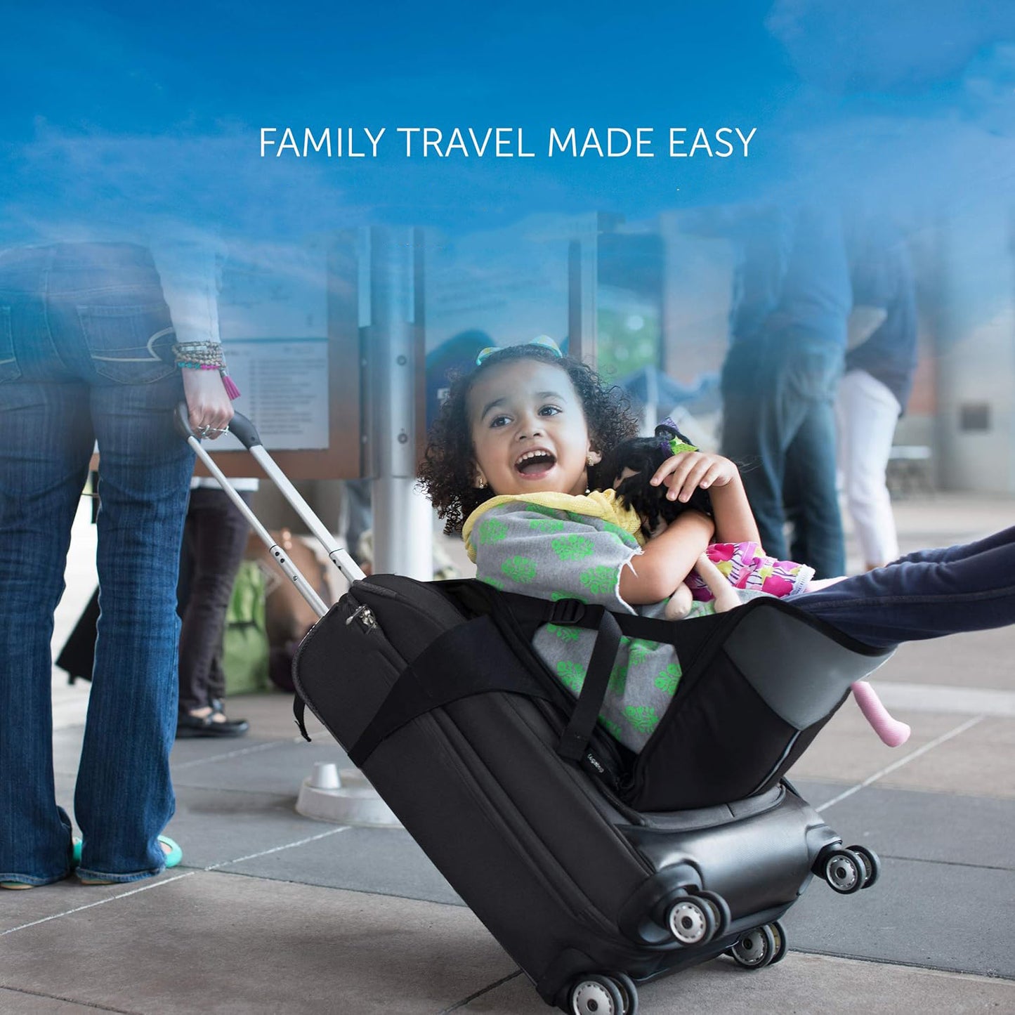 Children's Travel Seat | Innovative Ride-On Luggage Seat