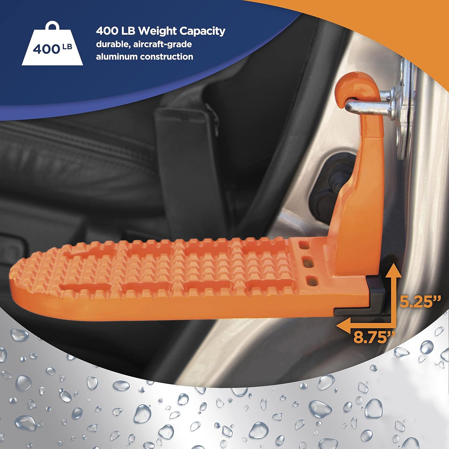 Extended Threshold | Double Foot Support for Easy Roof Access