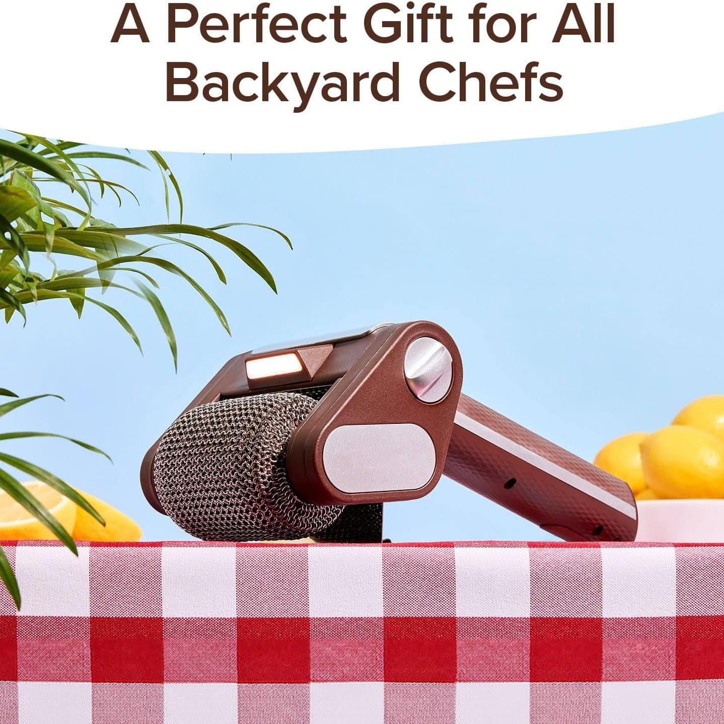 Rotating BBQ Brush with LED Light