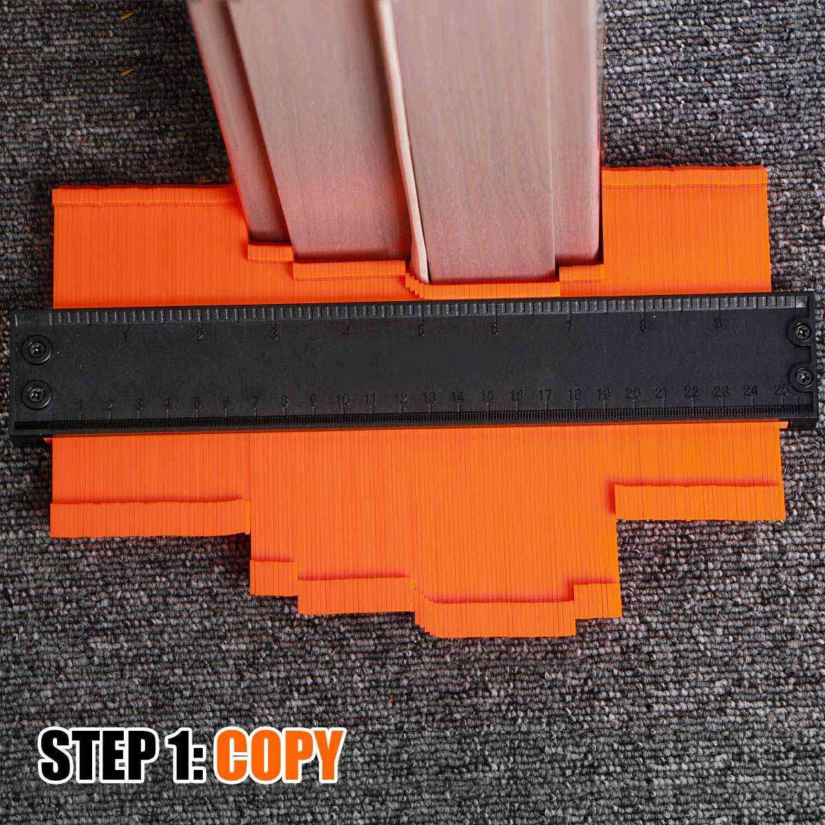 High-Precision Contour Gauge Duplicator | Adjustable Lock Design, 5-Inch + 10-Inch Sizes