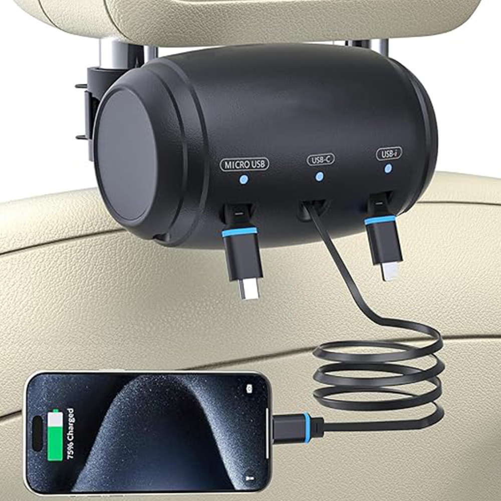 3-in-1 Headrest Fast Charging Base