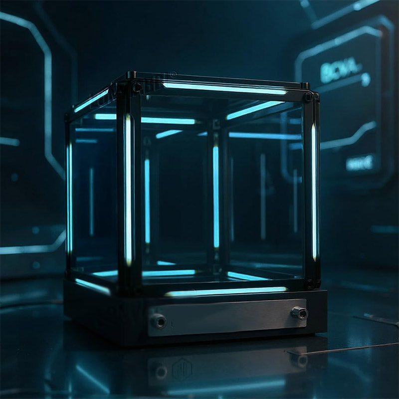 Mirror Night Light — 4D Acrylic Cube LED Bedside Infinity Lamp