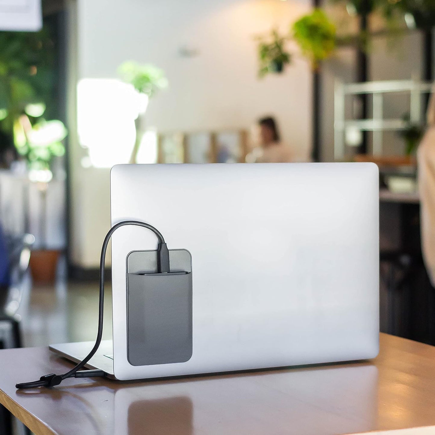 Portable External SSD Hard Drive Sleeve (Stick-On Storage Pouch)