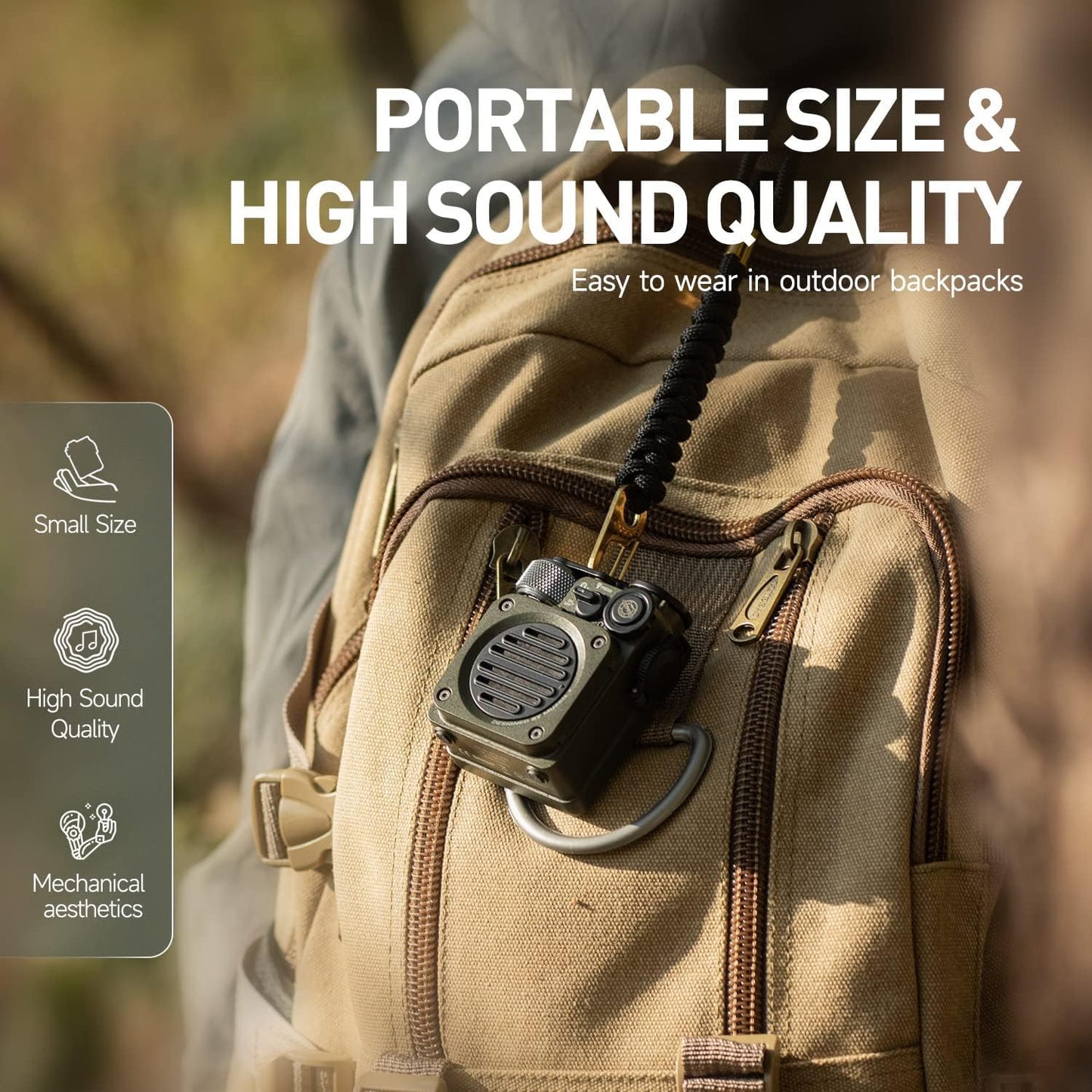 Portable Mini Bluetooth Speaker | Wild Mini Outdoor Travel Waterproof Speaker
