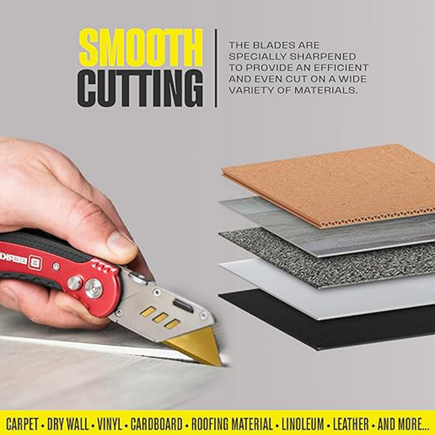 High-grade hardened steel multi-purpose blade