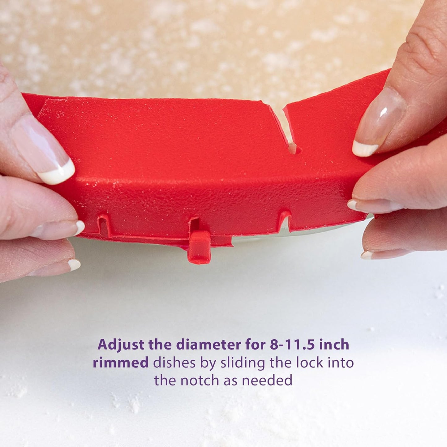 Ultimate Baking & Decorating Kit – Adjustable Silicone Pie Shield & Pastry Wheel Cutter Set