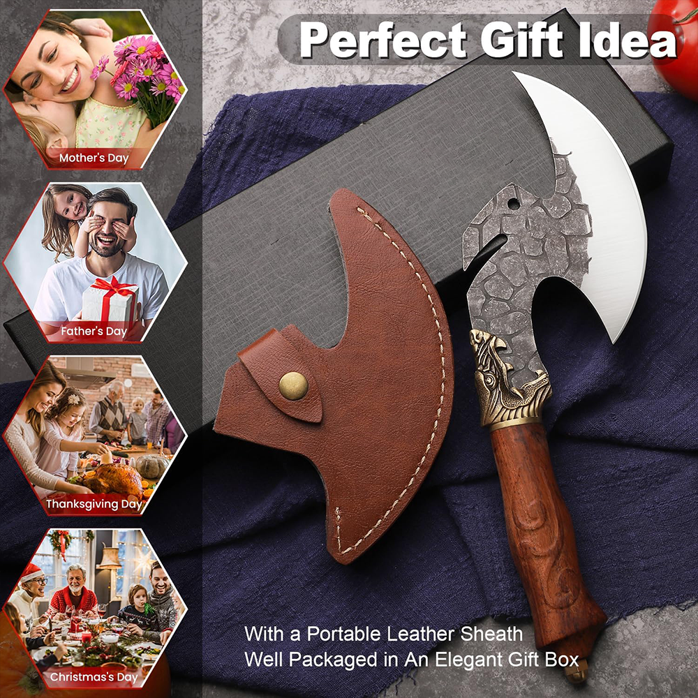 Viking machete, butcher's knife for cutting meat and boning