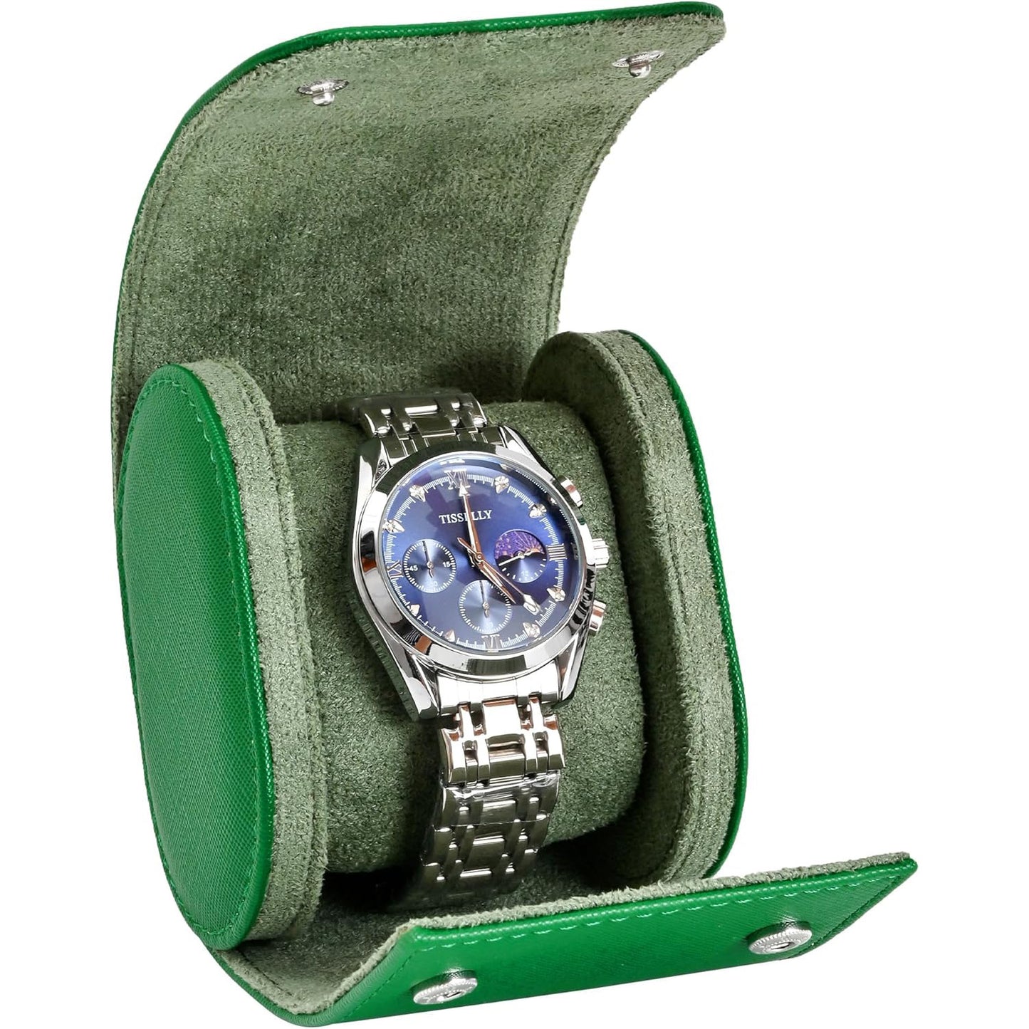 Unisex Watch Roll Travel Case | Watch Storage Organizer