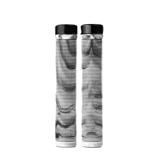 MTB Ribbed Lock-On Grips – White Camo