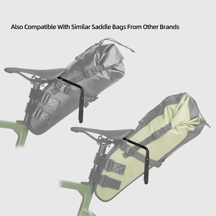 Multifunctional Bike Seat Post Stabilizer | Saddle Bag & Water Bottle Holder Stabilizer