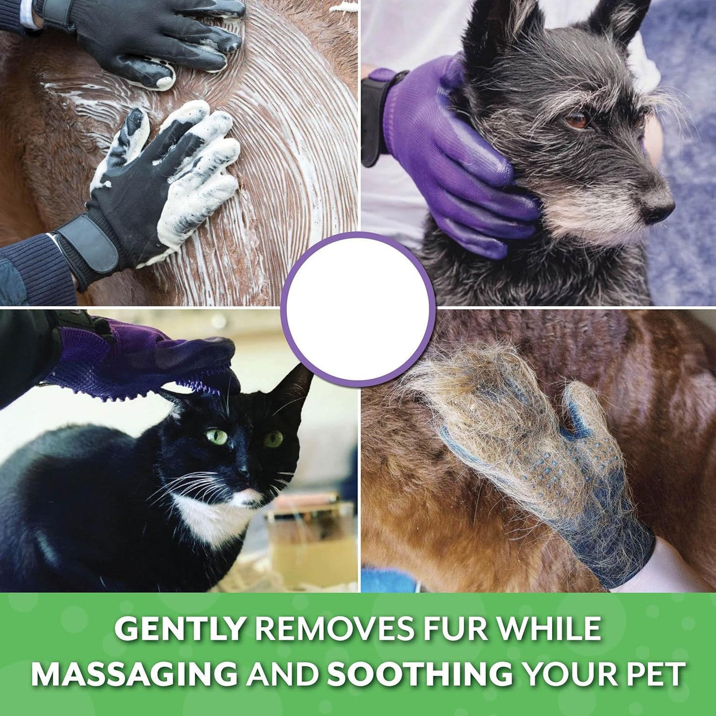 Multifunctional Animal Gloves | Deep Hair Removal, Comfortable Massage