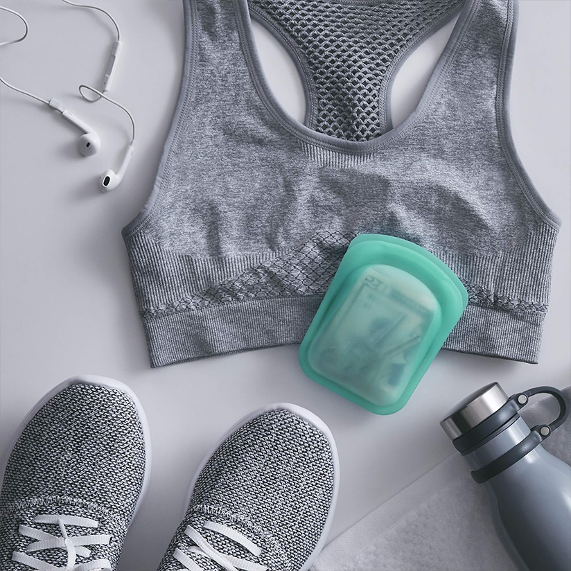 Reusable silicone pouch/bag