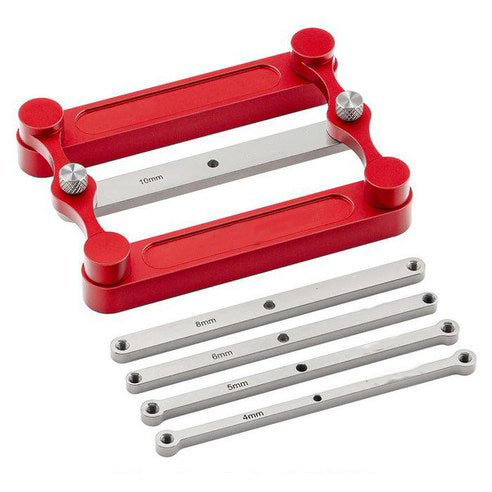 Woodworking Precision Locator | Automatic Doweling Centering Set, 4-Piece Metric